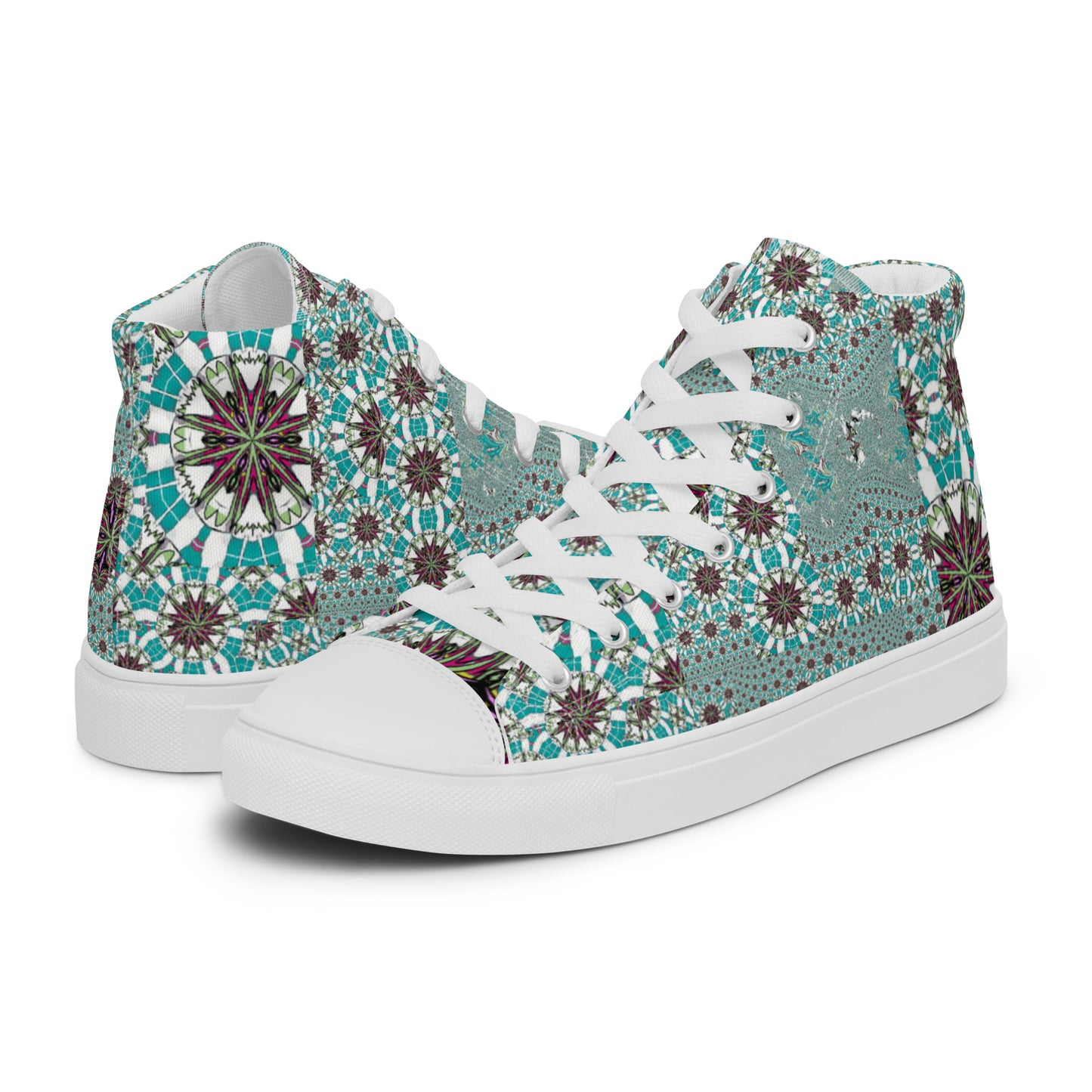 Women’s high top canvas shoes