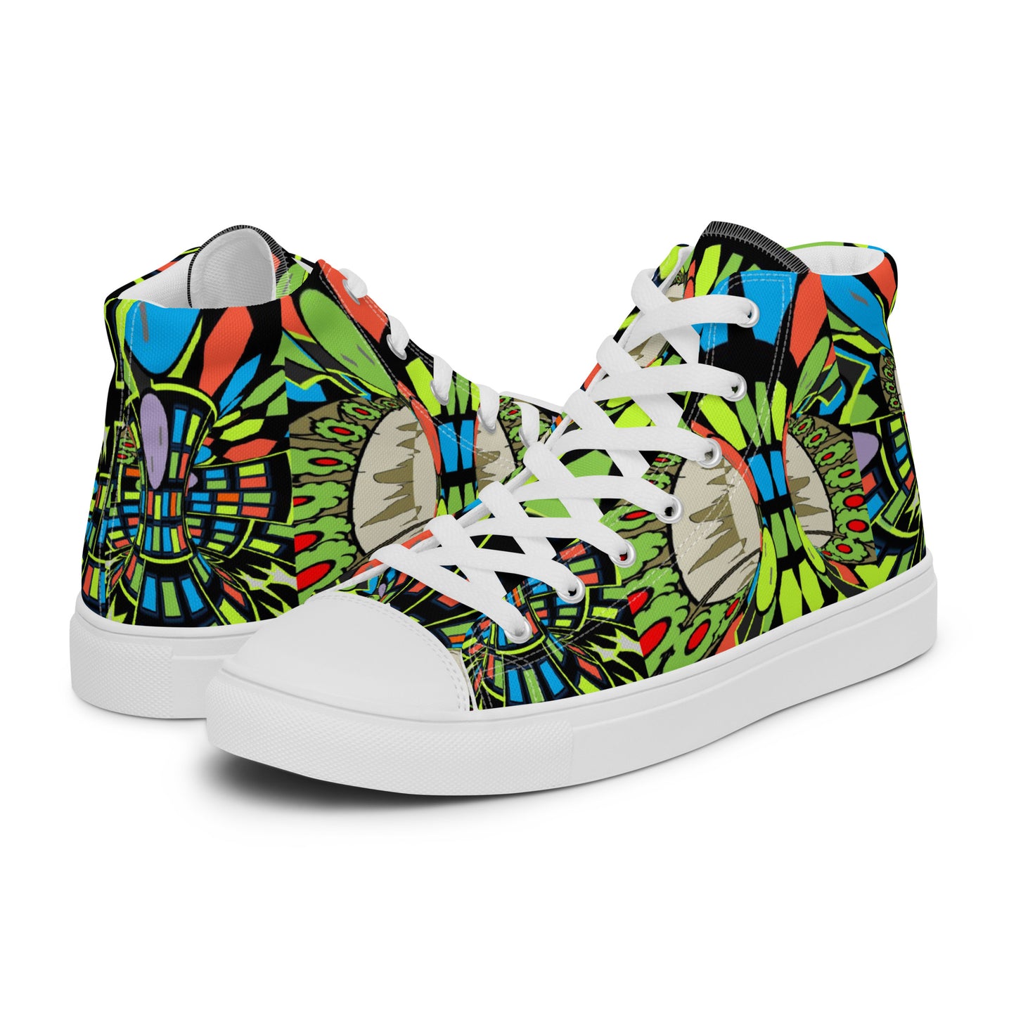 Women’s high top canvas shoes