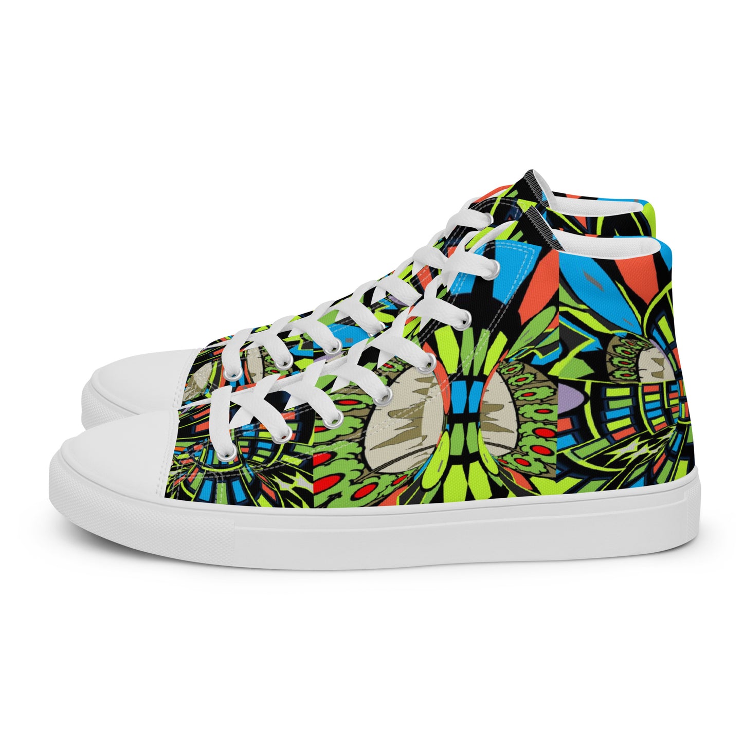 Women’s high top canvas shoes