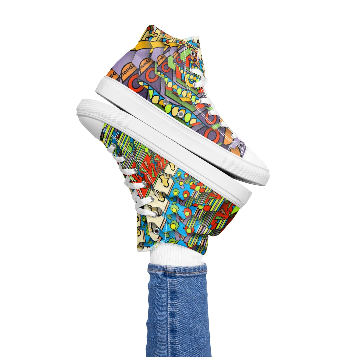 Women’s high top canvas shoes