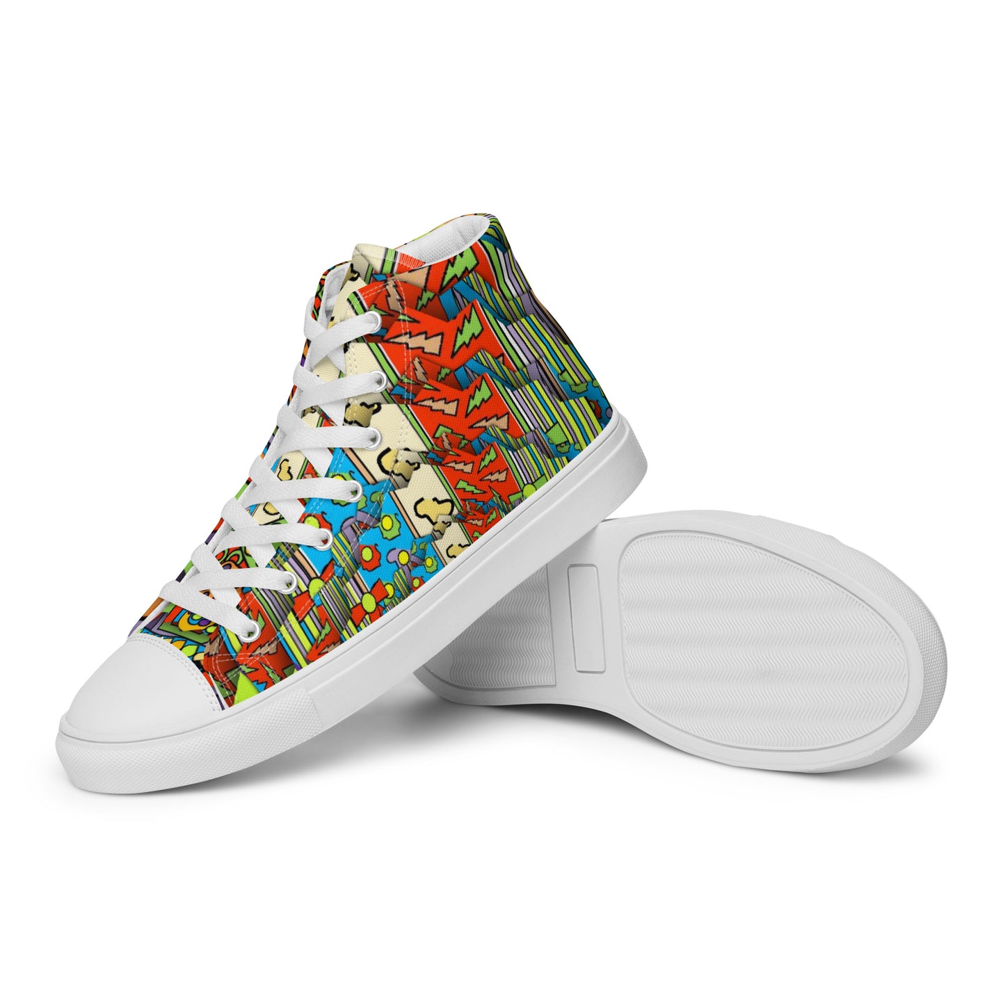 Women’s high top canvas shoes