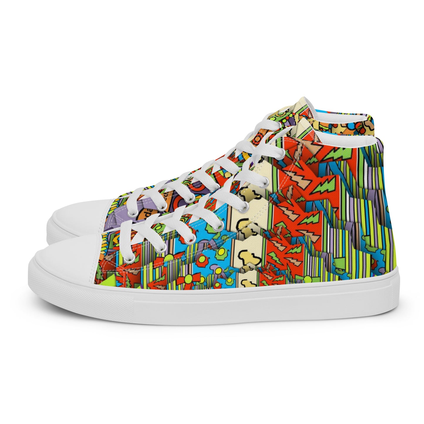 Women’s high top canvas shoes