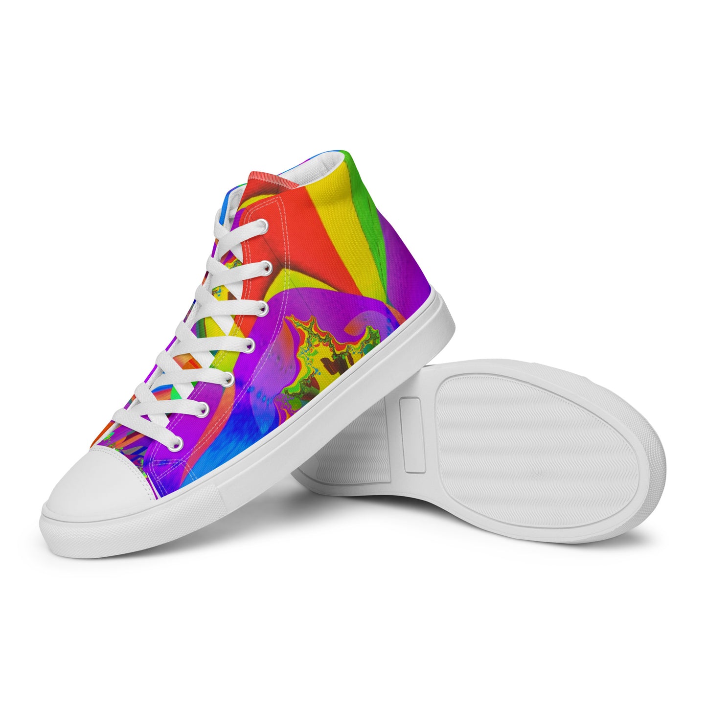 Women’s high top canvas shoes