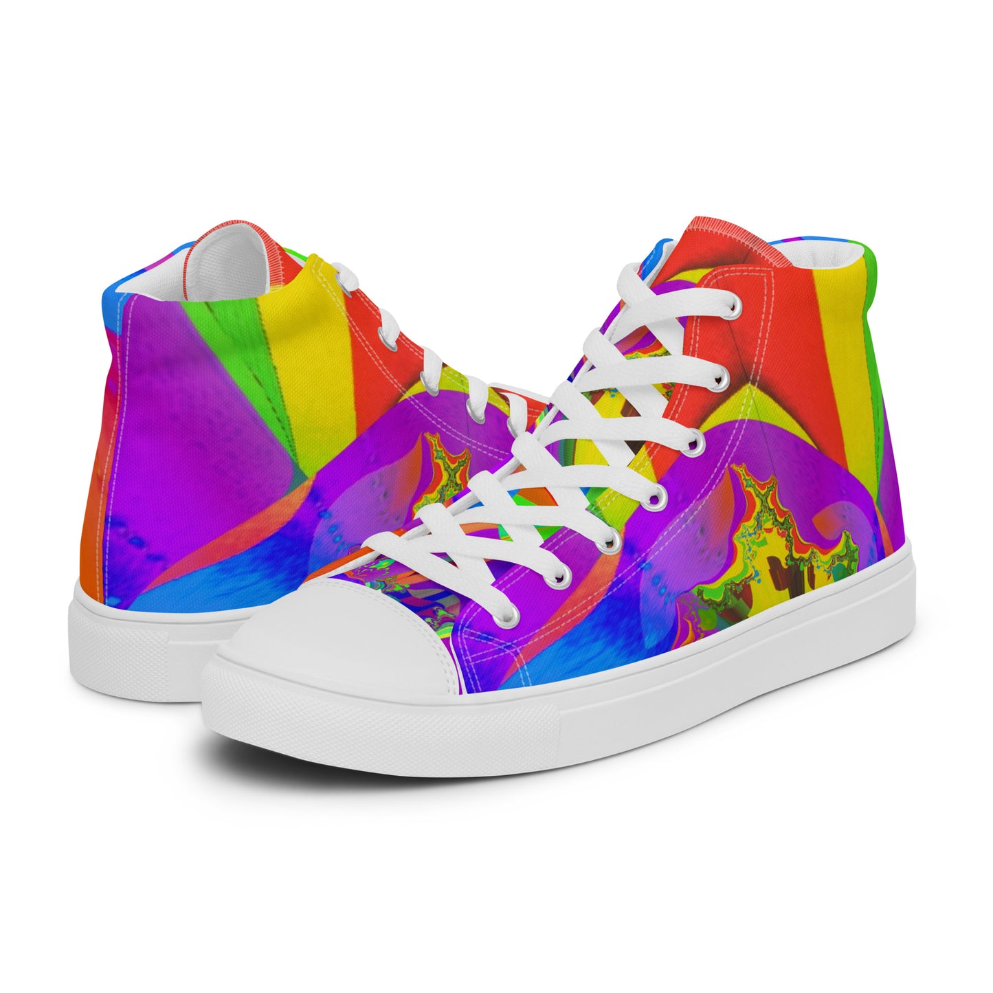 Women’s high top canvas shoes