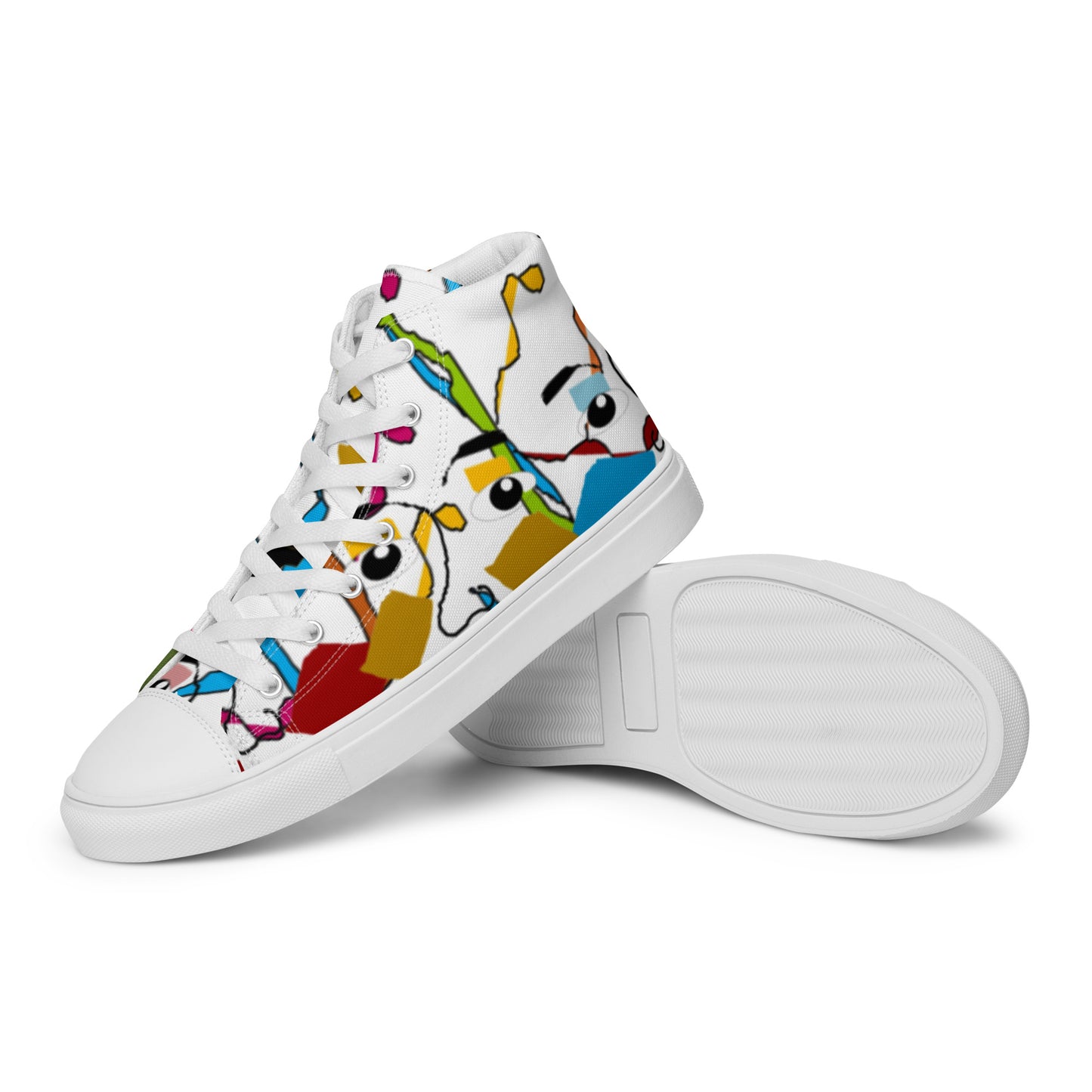 Women’s high top canvas shoes