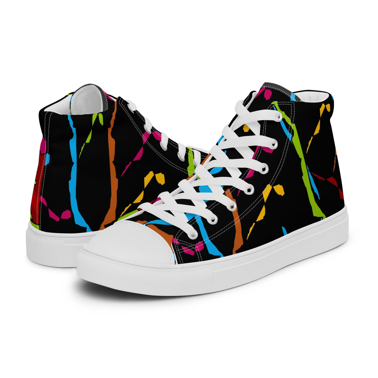 Women’s high top canvas shoes