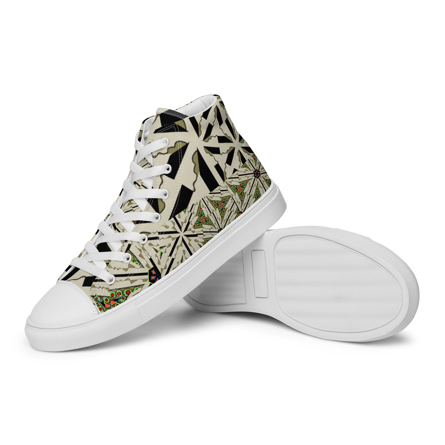 Women’s high top canvas shoes