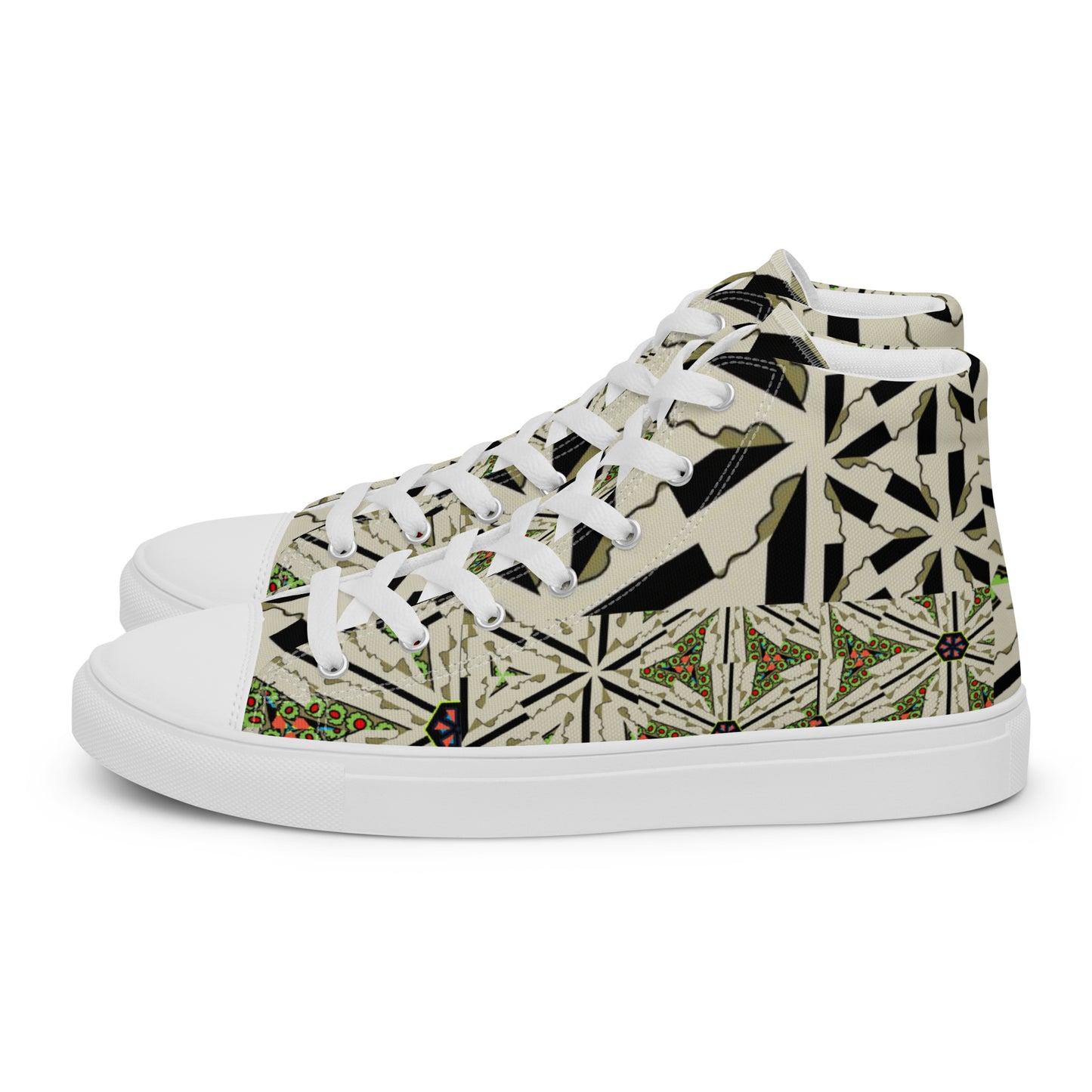 Women’s high top canvas shoes