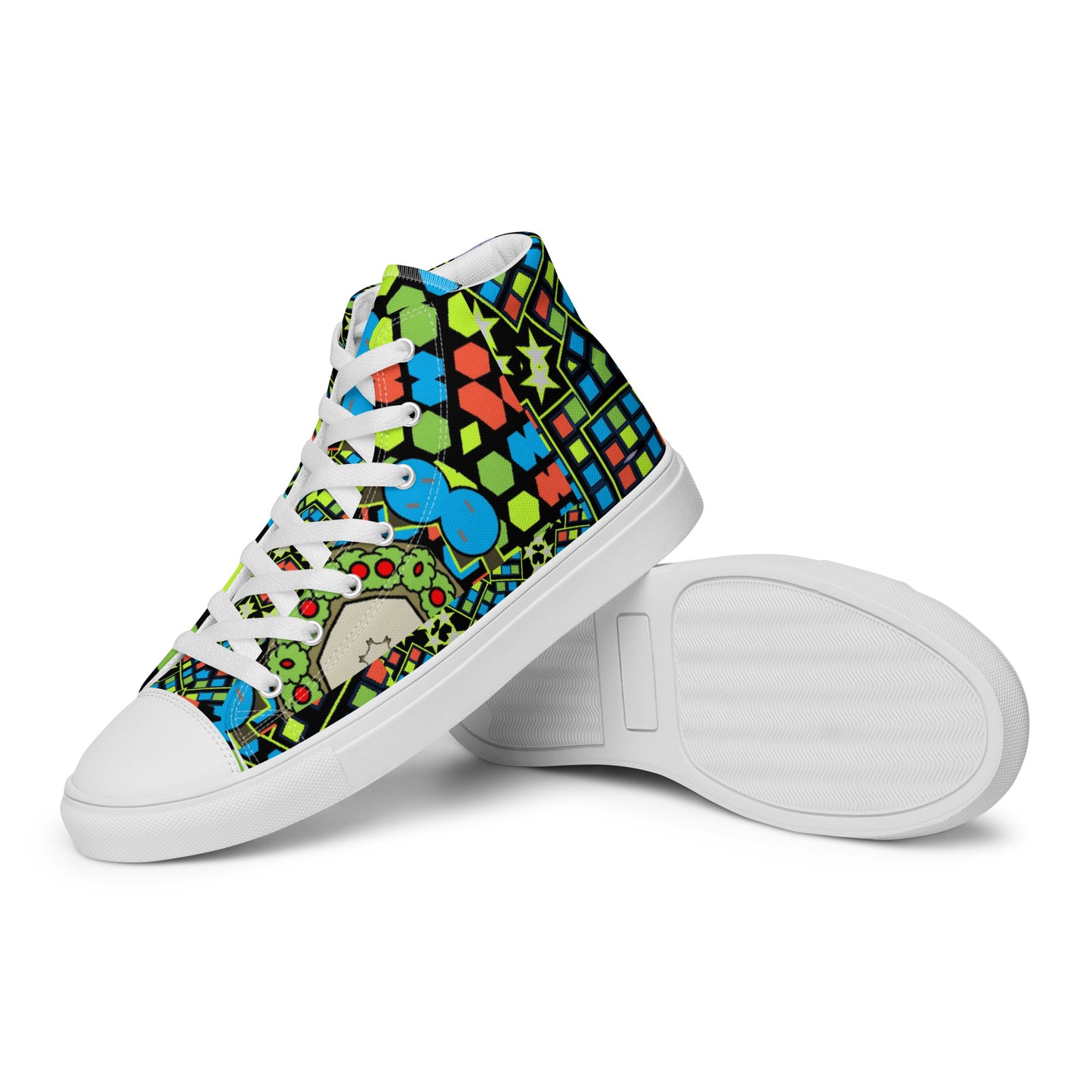 Women’s high top canvas shoes