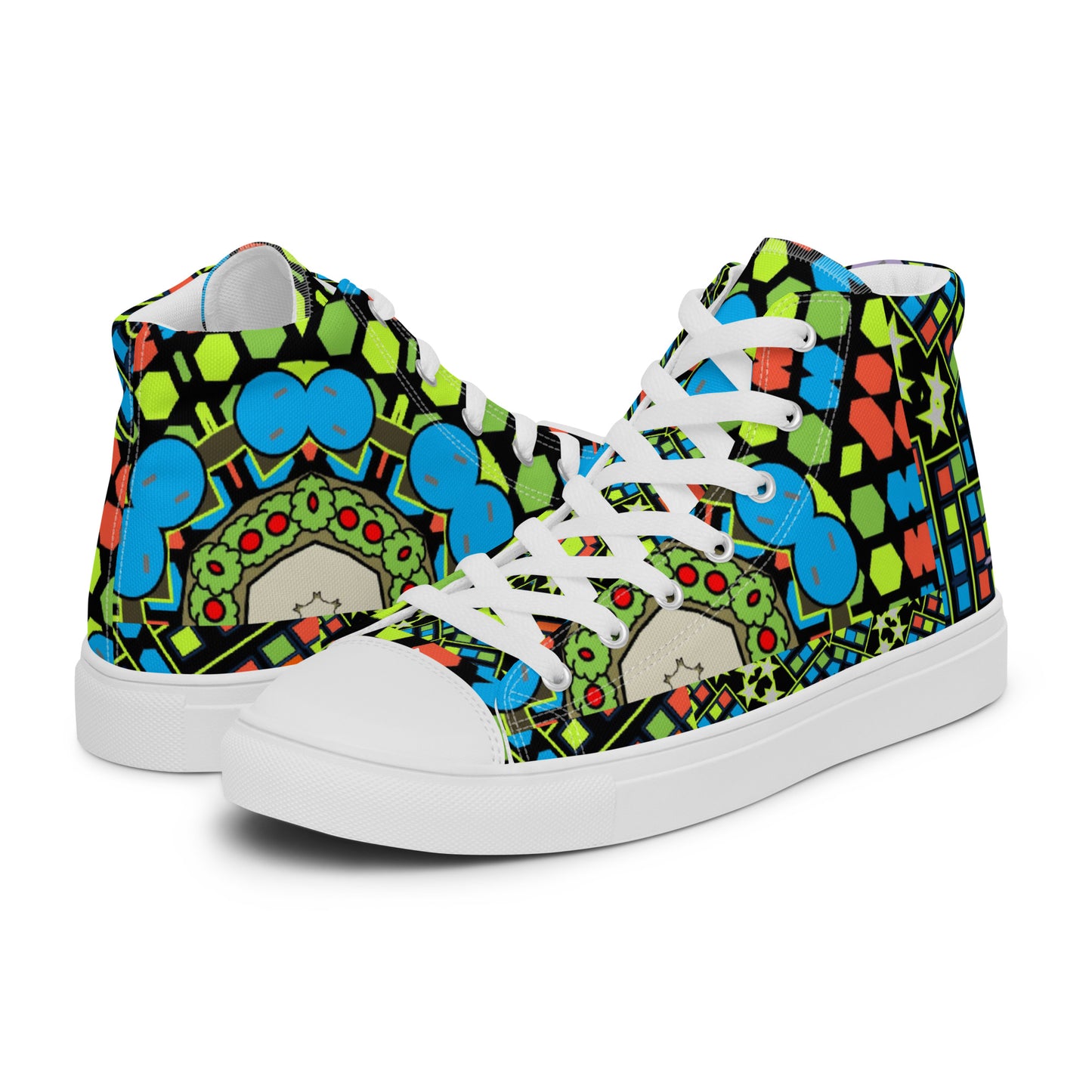 Women’s high top canvas shoes