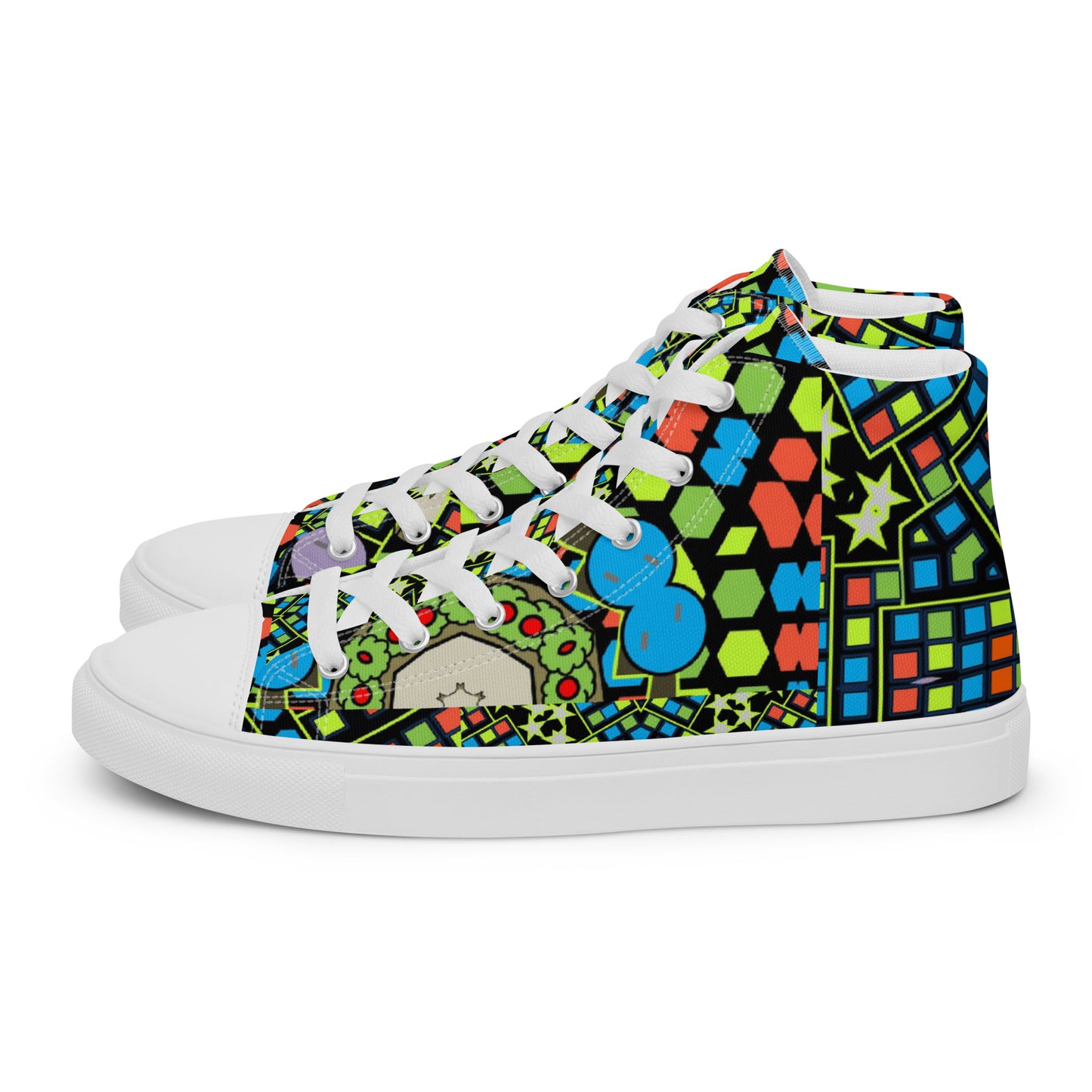 Women’s high top canvas shoes