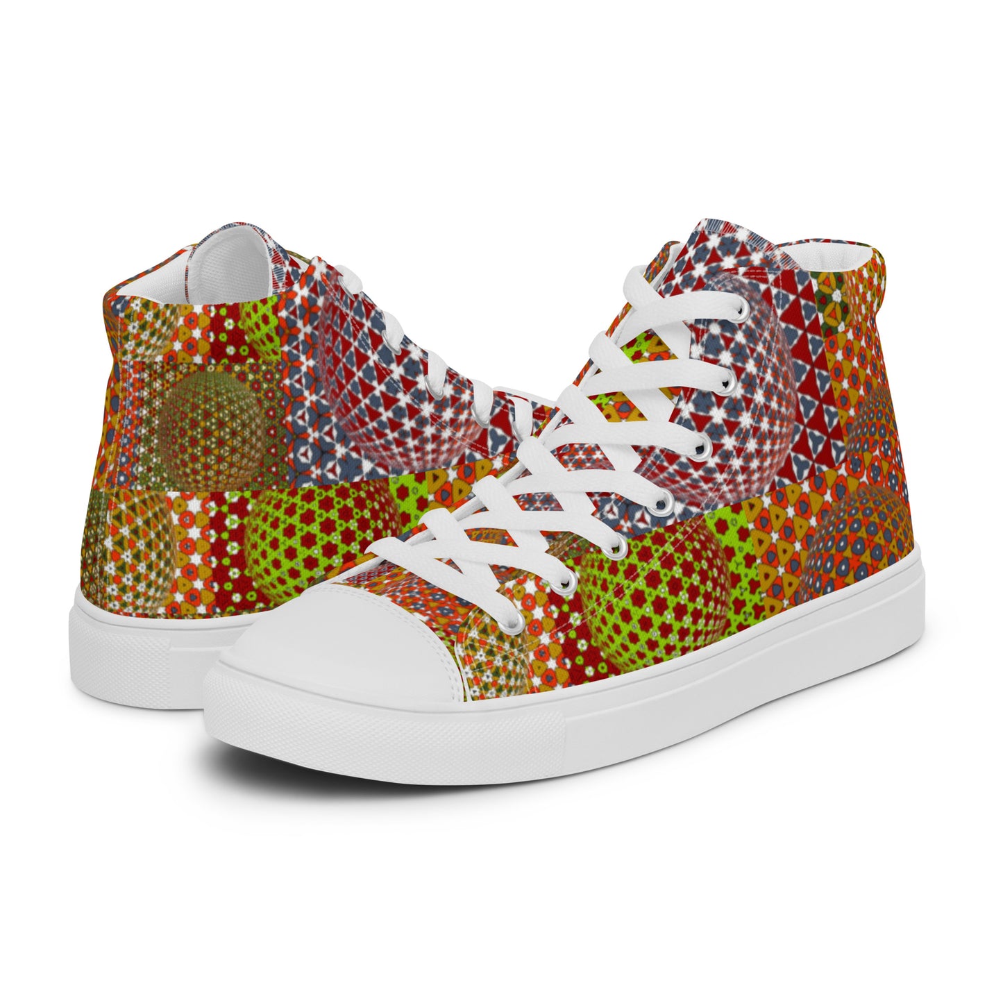 Women’s high top canvas shoes