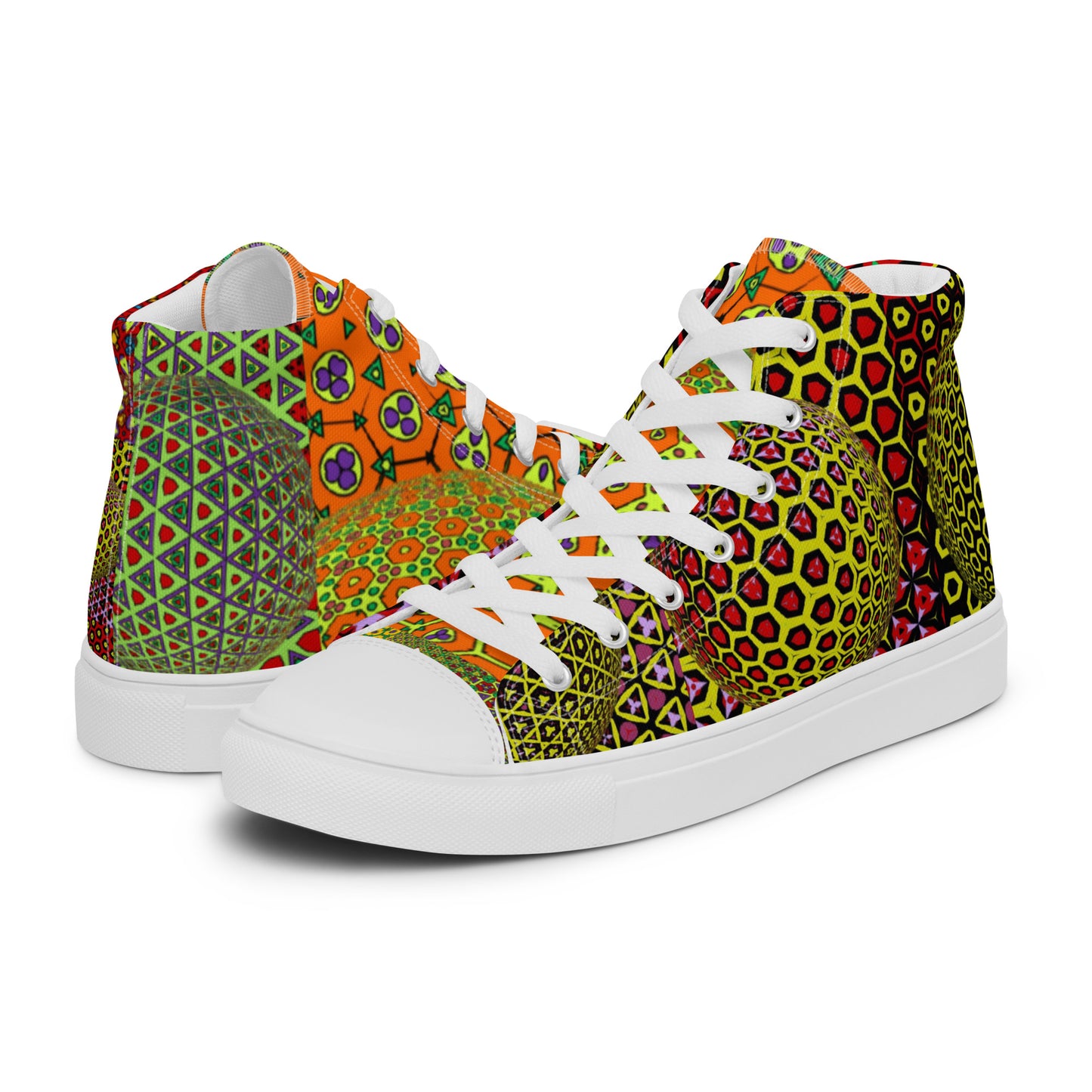 Women’s high top canvas shoes