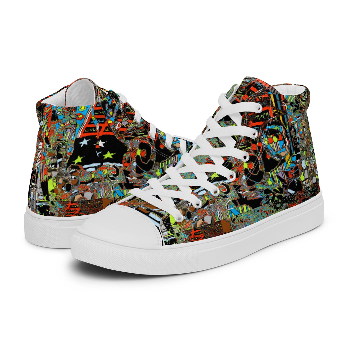 Women’s high top canvas shoes