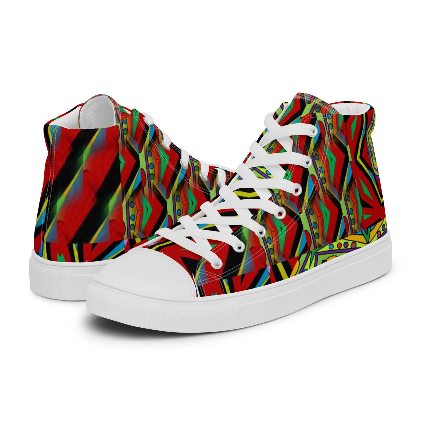 Women’s high top canvas shoes