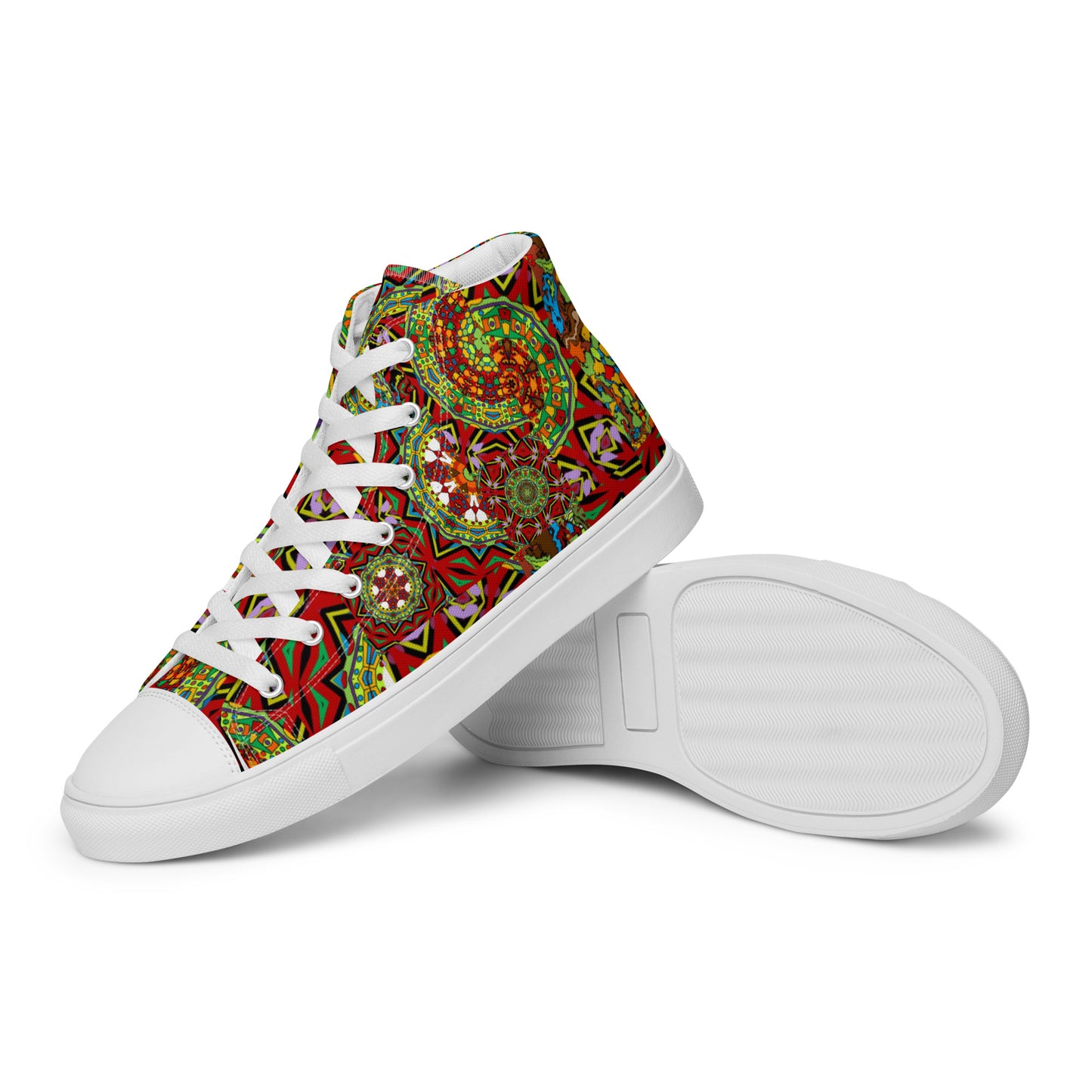 Women’s high top canvas shoes