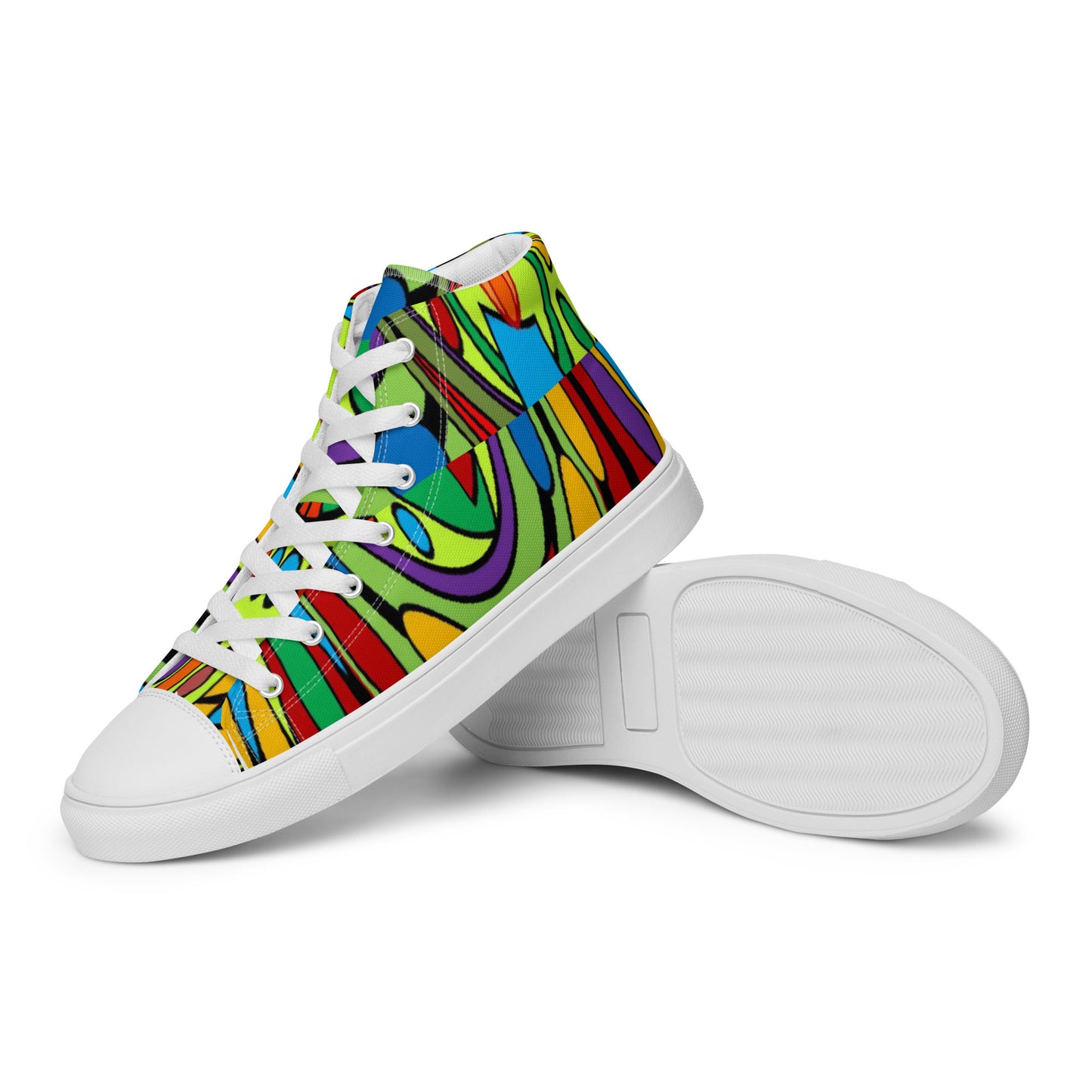 Women’s high top canvas shoes