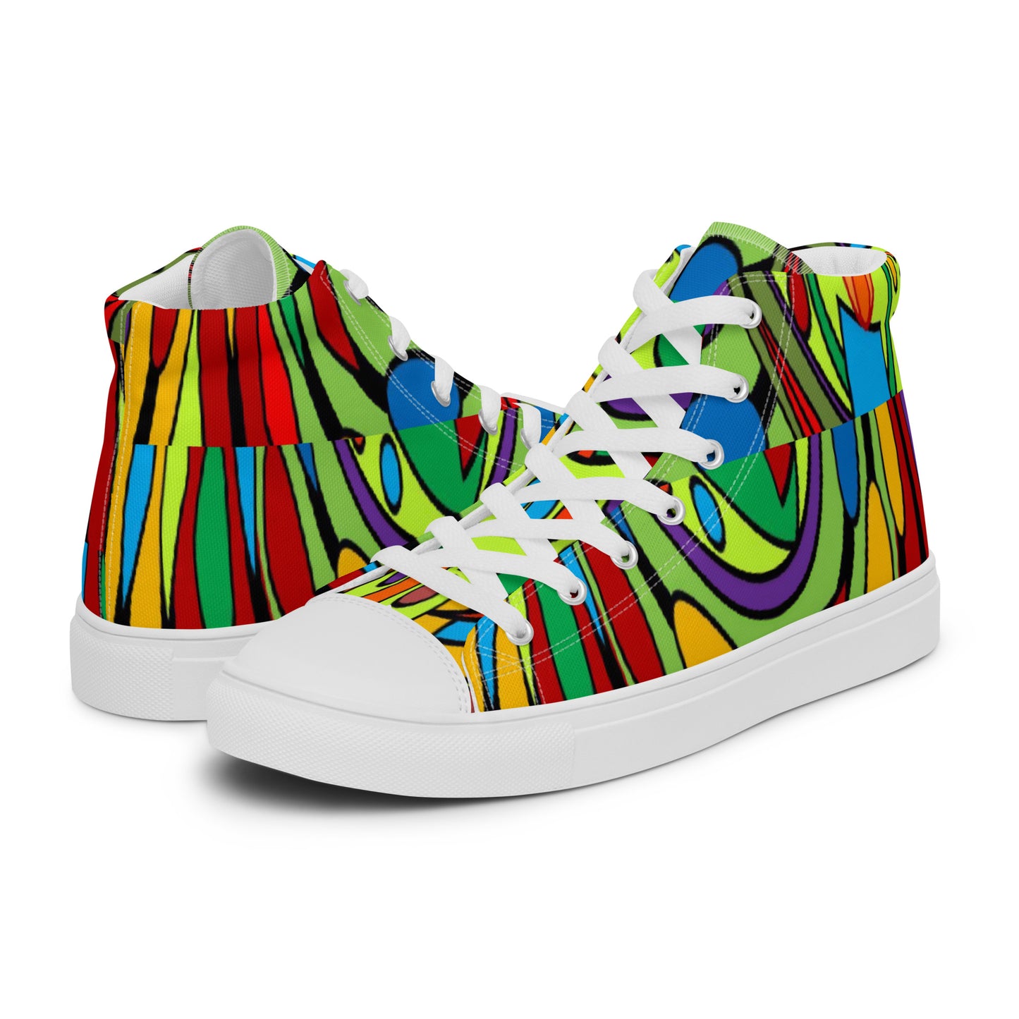 Women’s high top canvas shoes