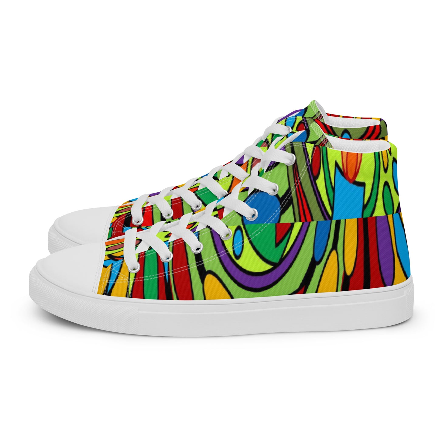 Women’s high top canvas shoes