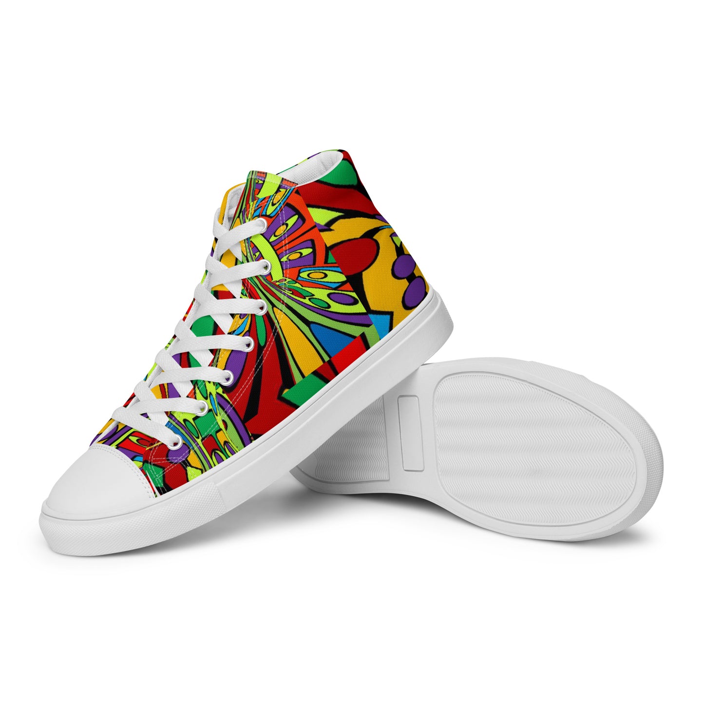 Women’s high top canvas shoes