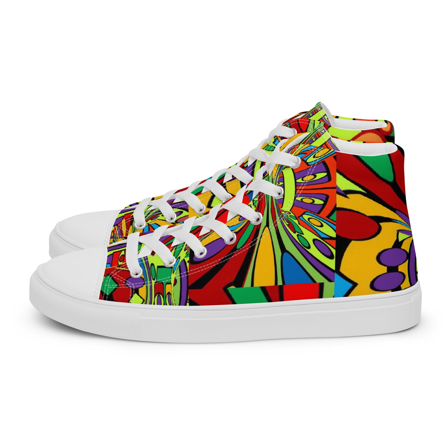 Women’s high top canvas shoes