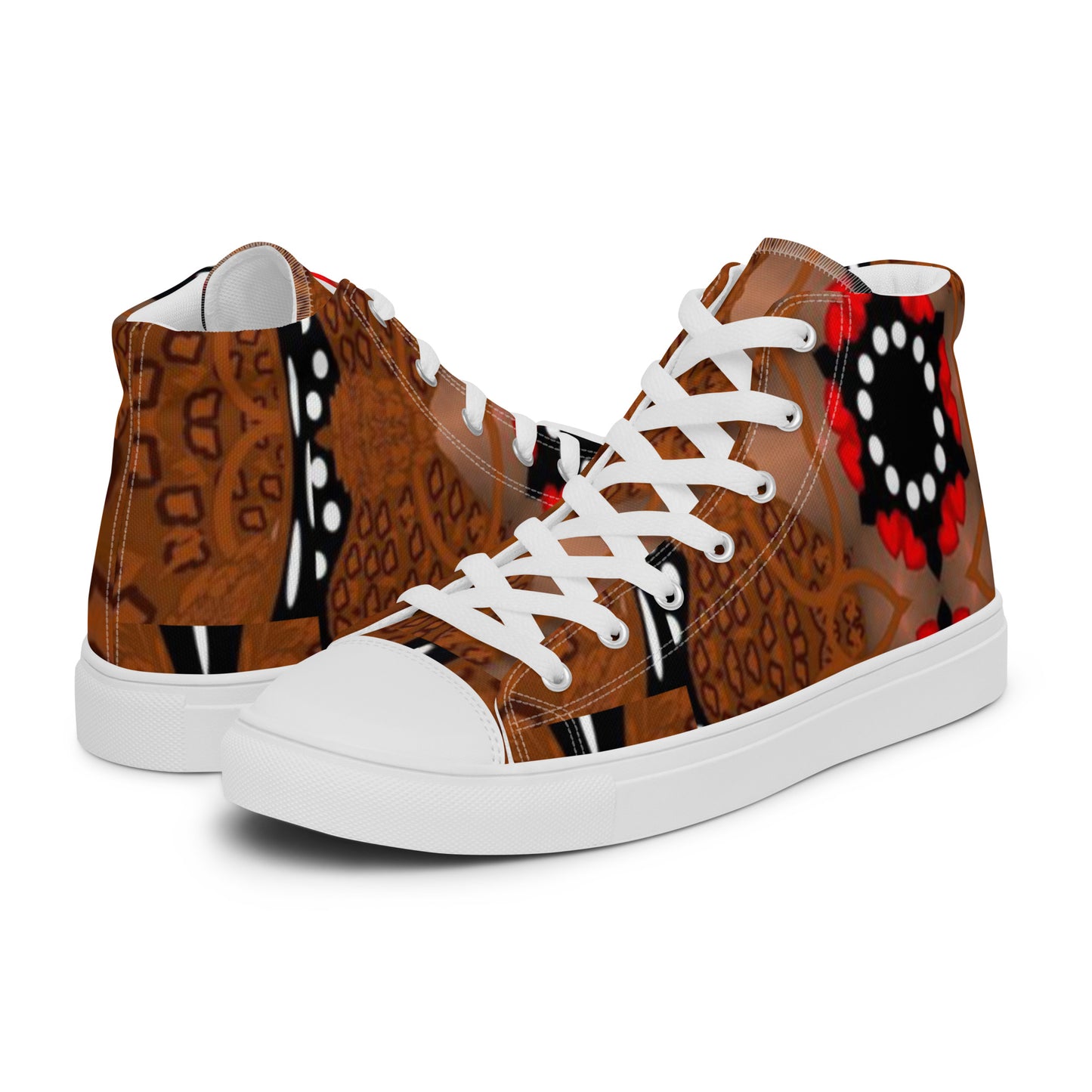 Women’s high top canvas shoes