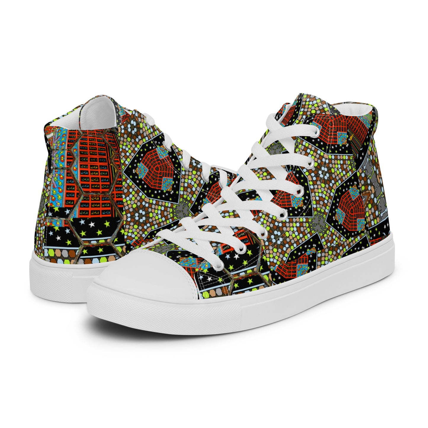 Women’s high top canvas shoes