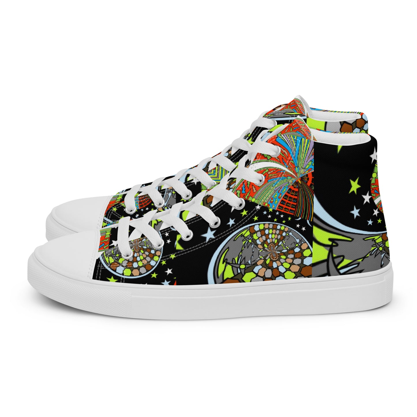 Women’s high top canvas shoes