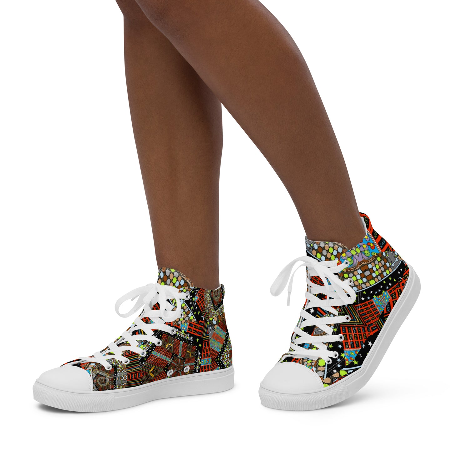 Women’s high top canvas shoes