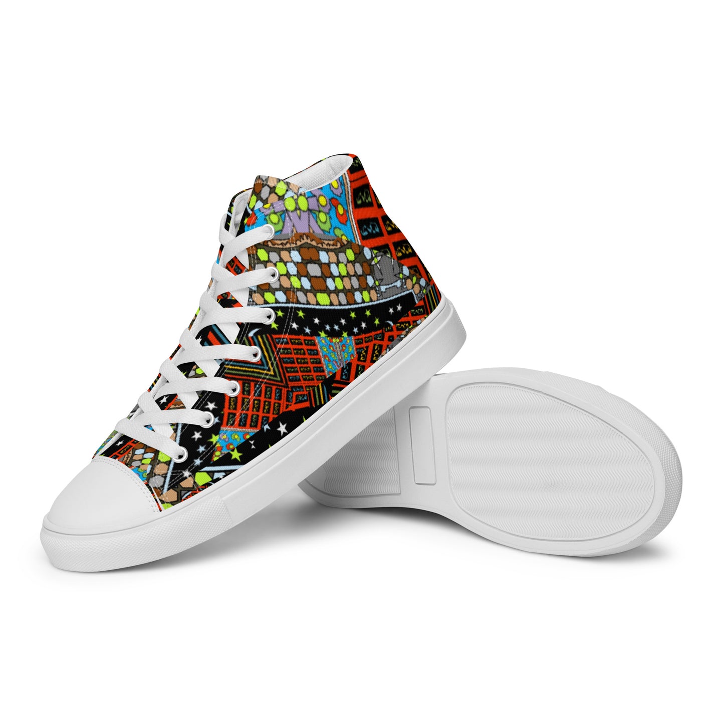 Women’s high top canvas shoes