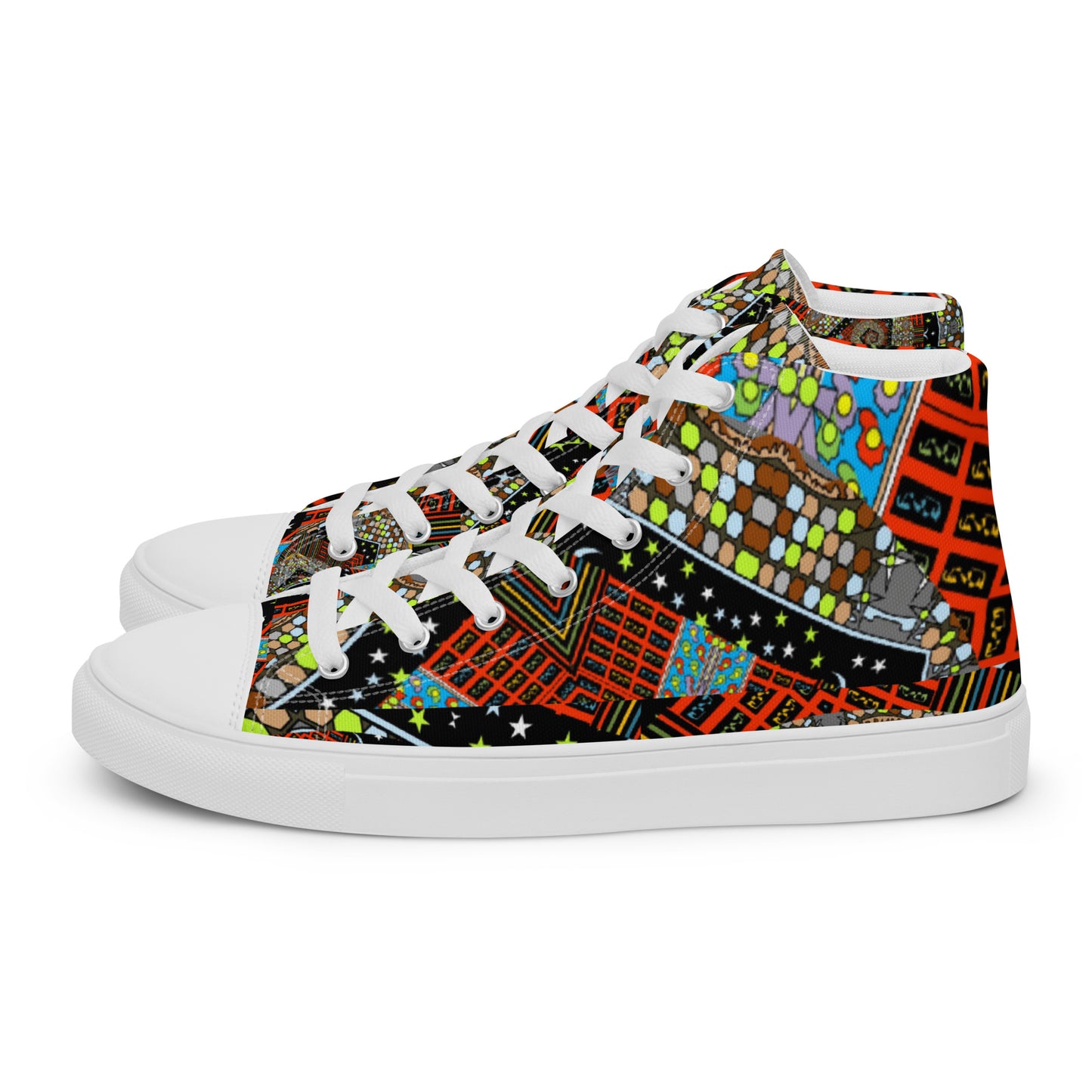 Women’s high top canvas shoes