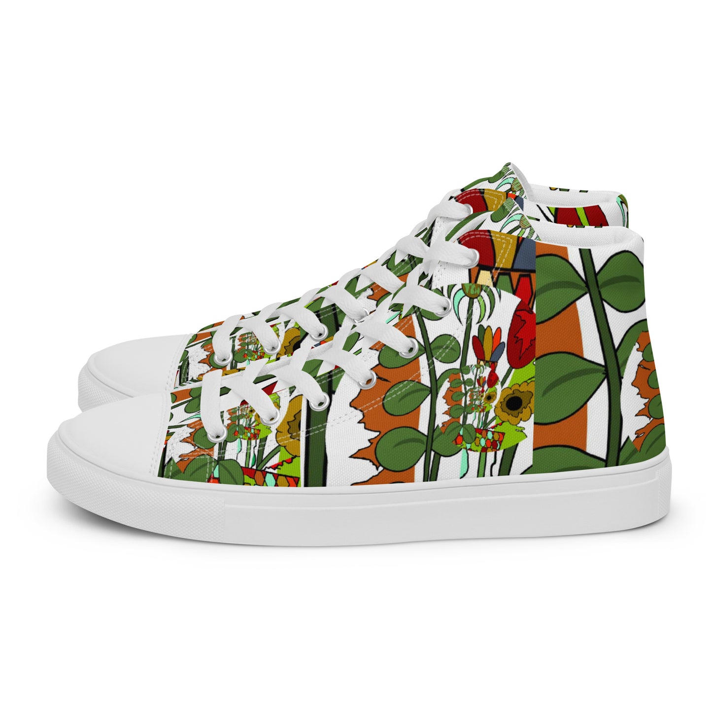 Women’s high top canvas shoes