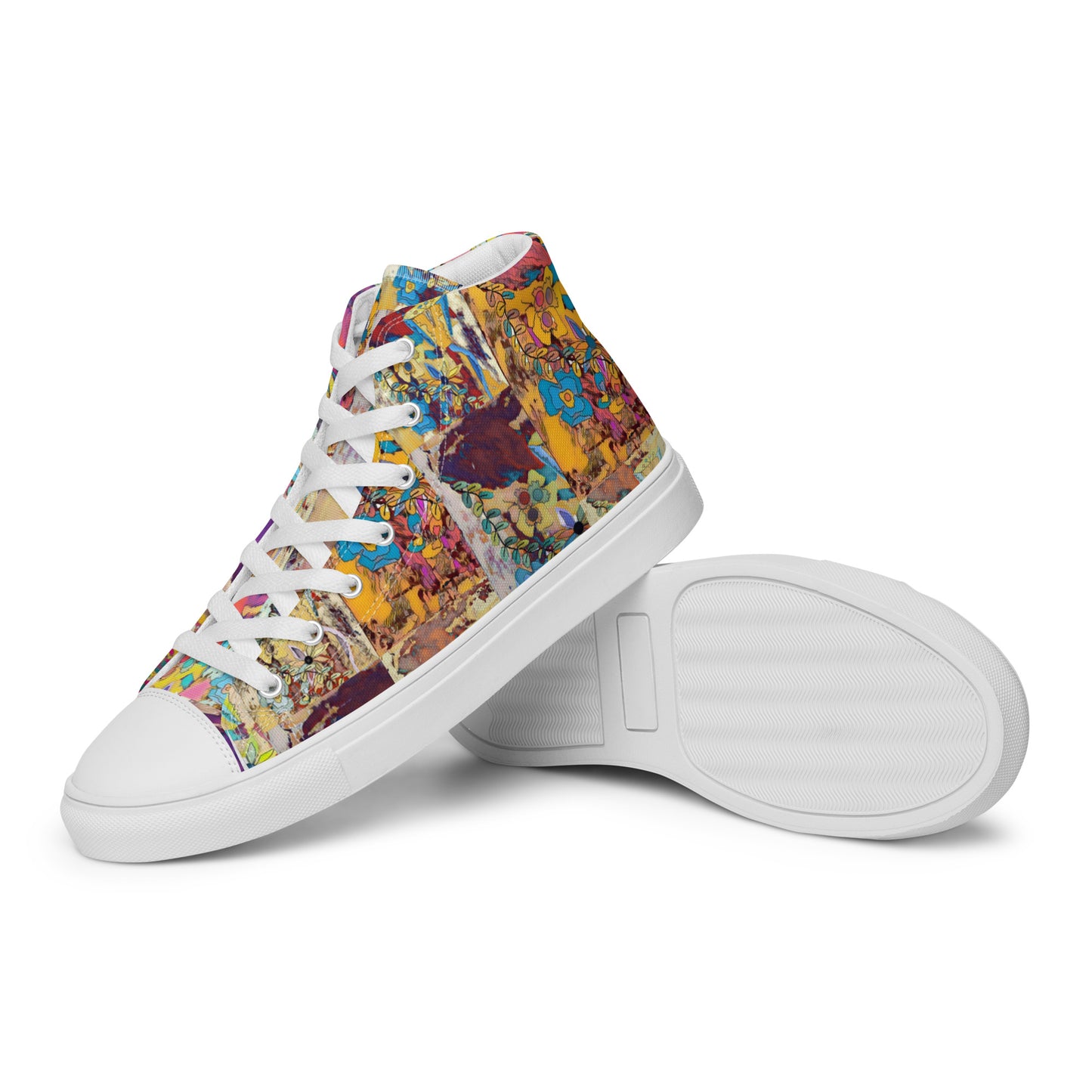 Women’s high top canvas shoes