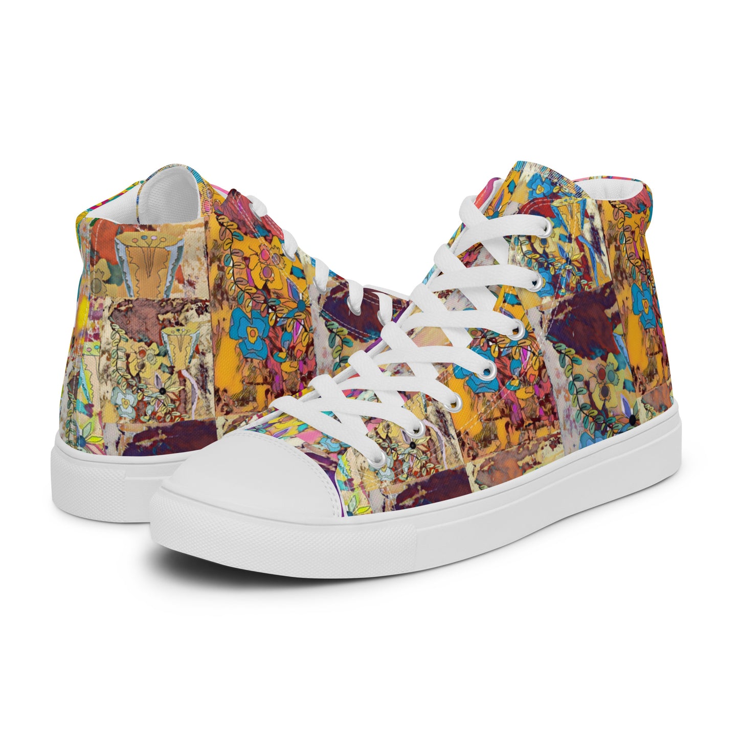 Women’s high top canvas shoes