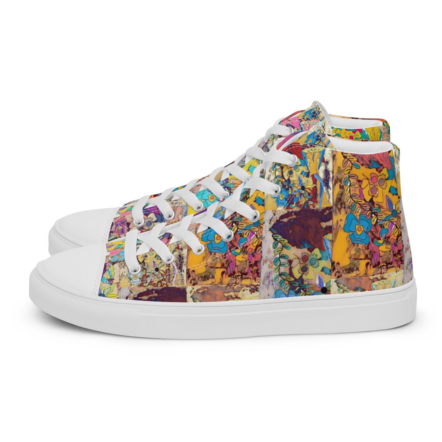 Women’s high top canvas shoes