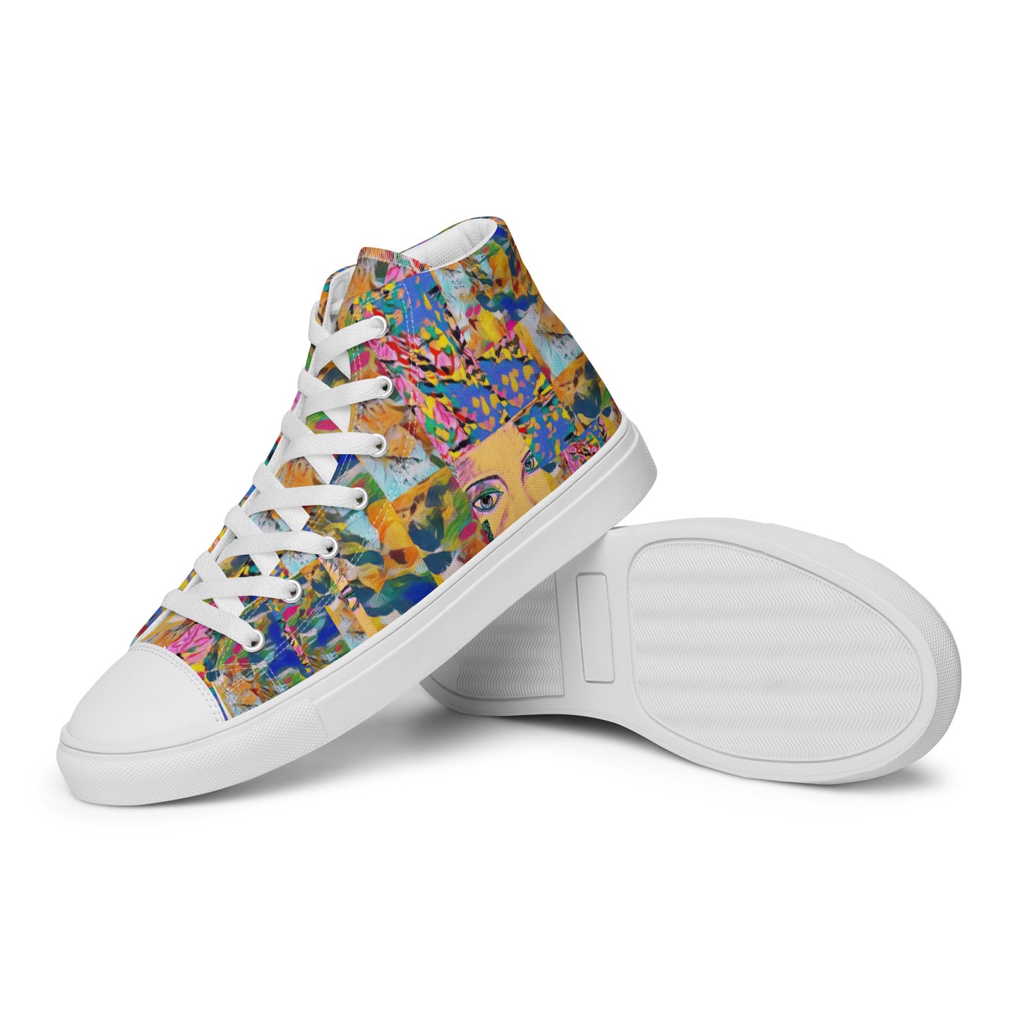 Women’s high top canvas shoes