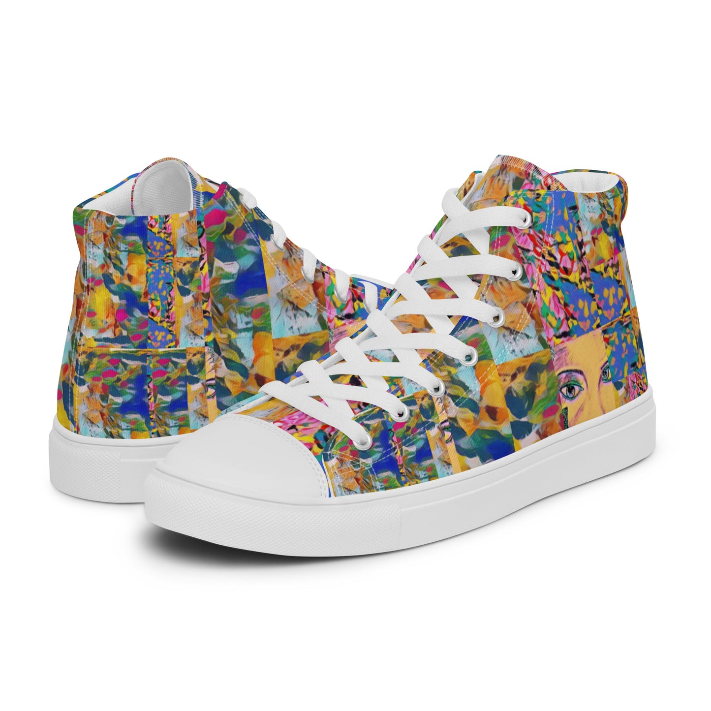 Women’s high top canvas shoes