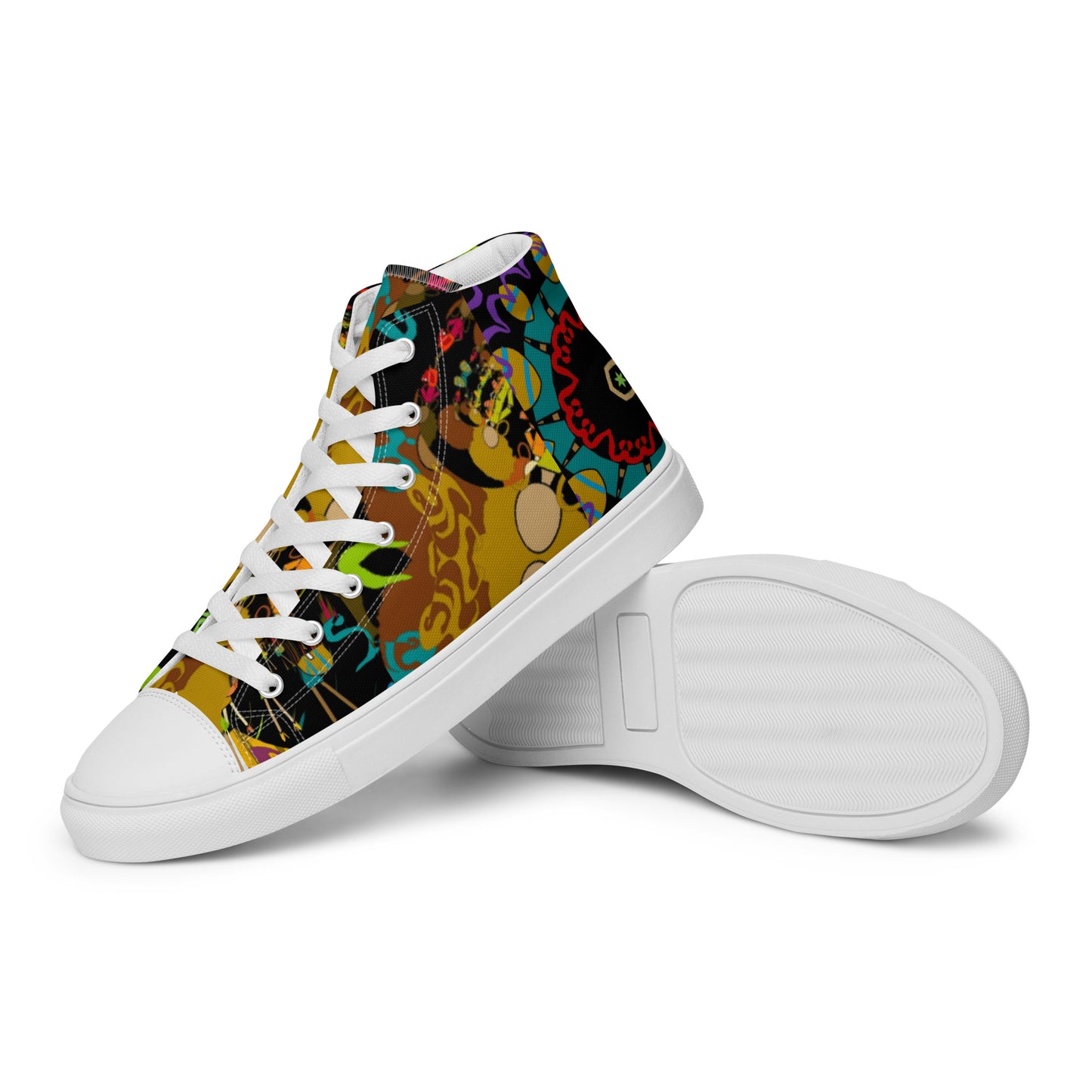 Women’s high top canvas shoes