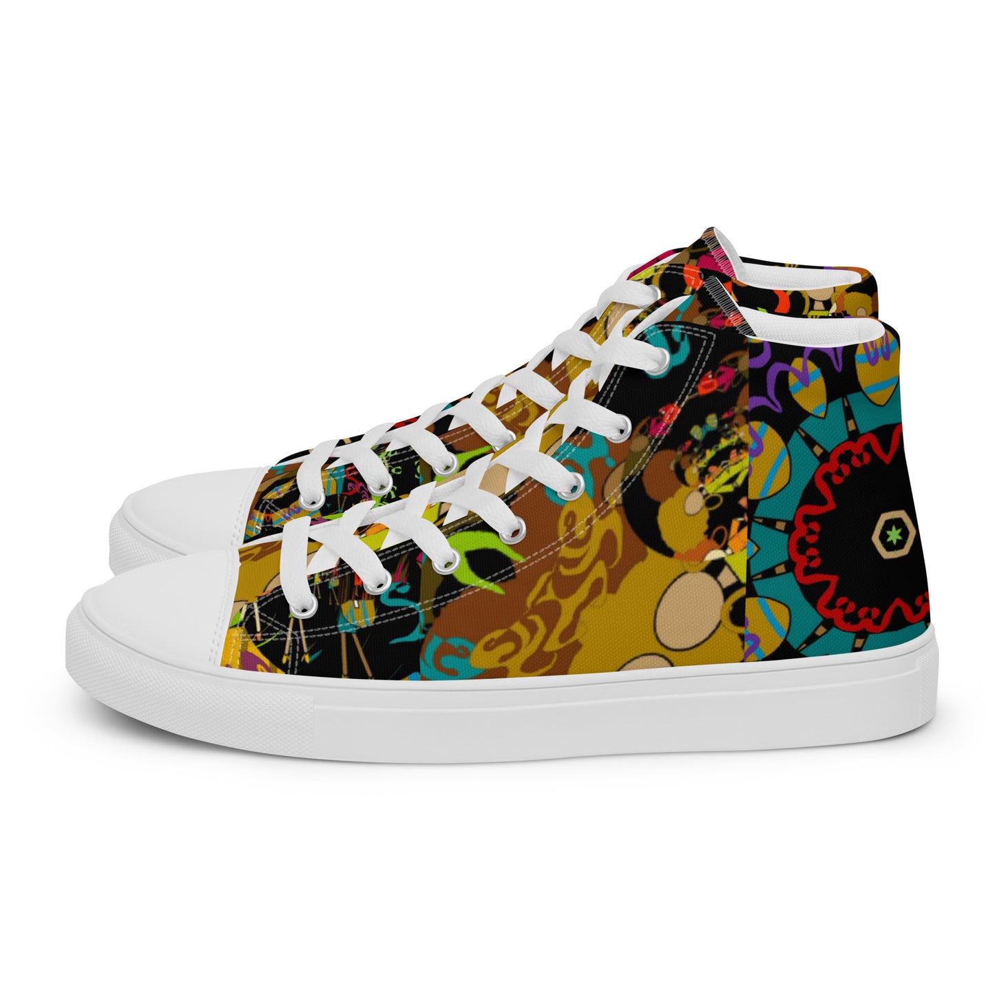 Women’s high top canvas shoes