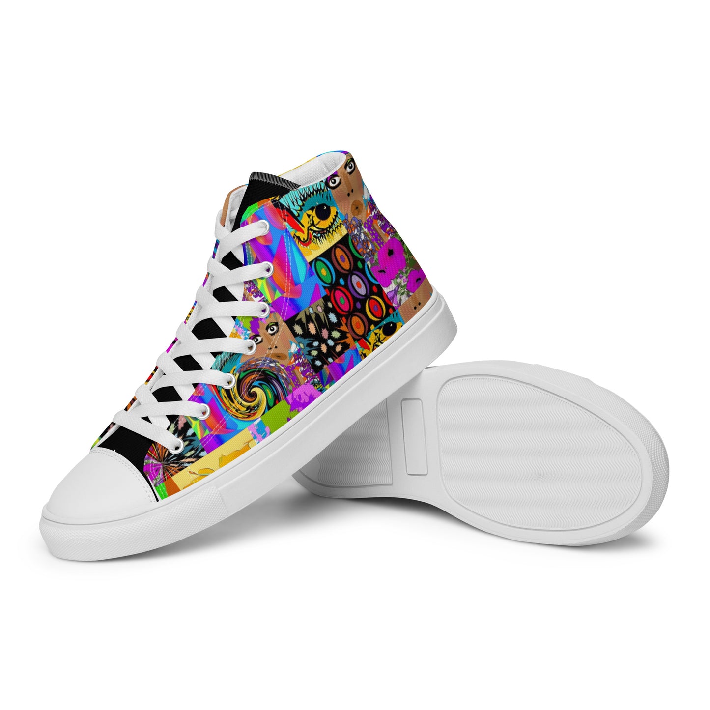 Women’s high top canvas shoes