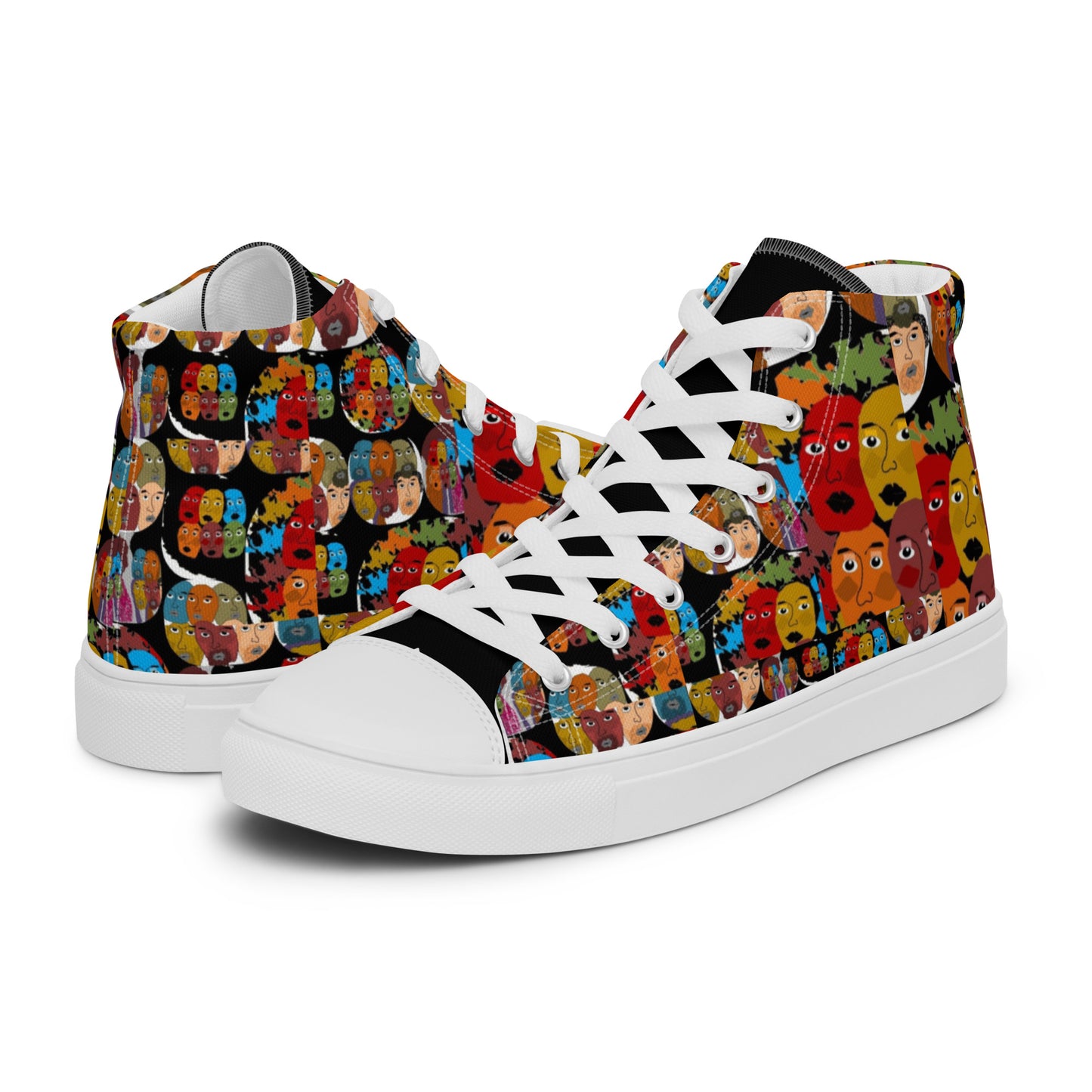 Women’s high top canvas shoes