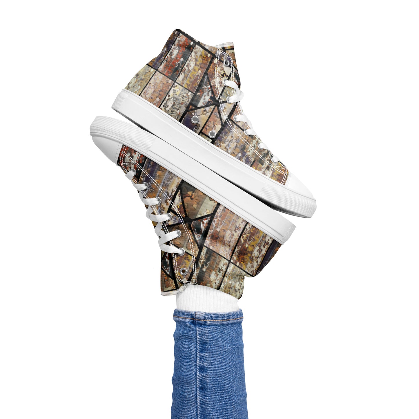 Women’s high top canvas shoes