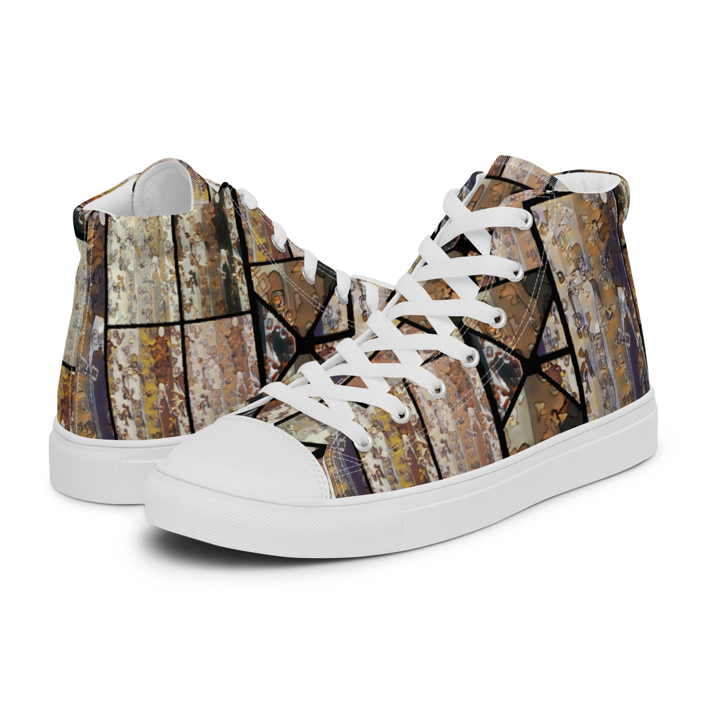 Women’s high top canvas shoes