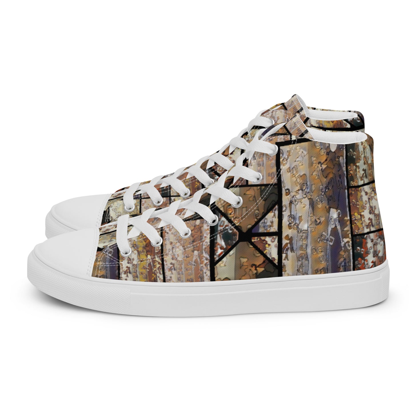 Women’s high top canvas shoes