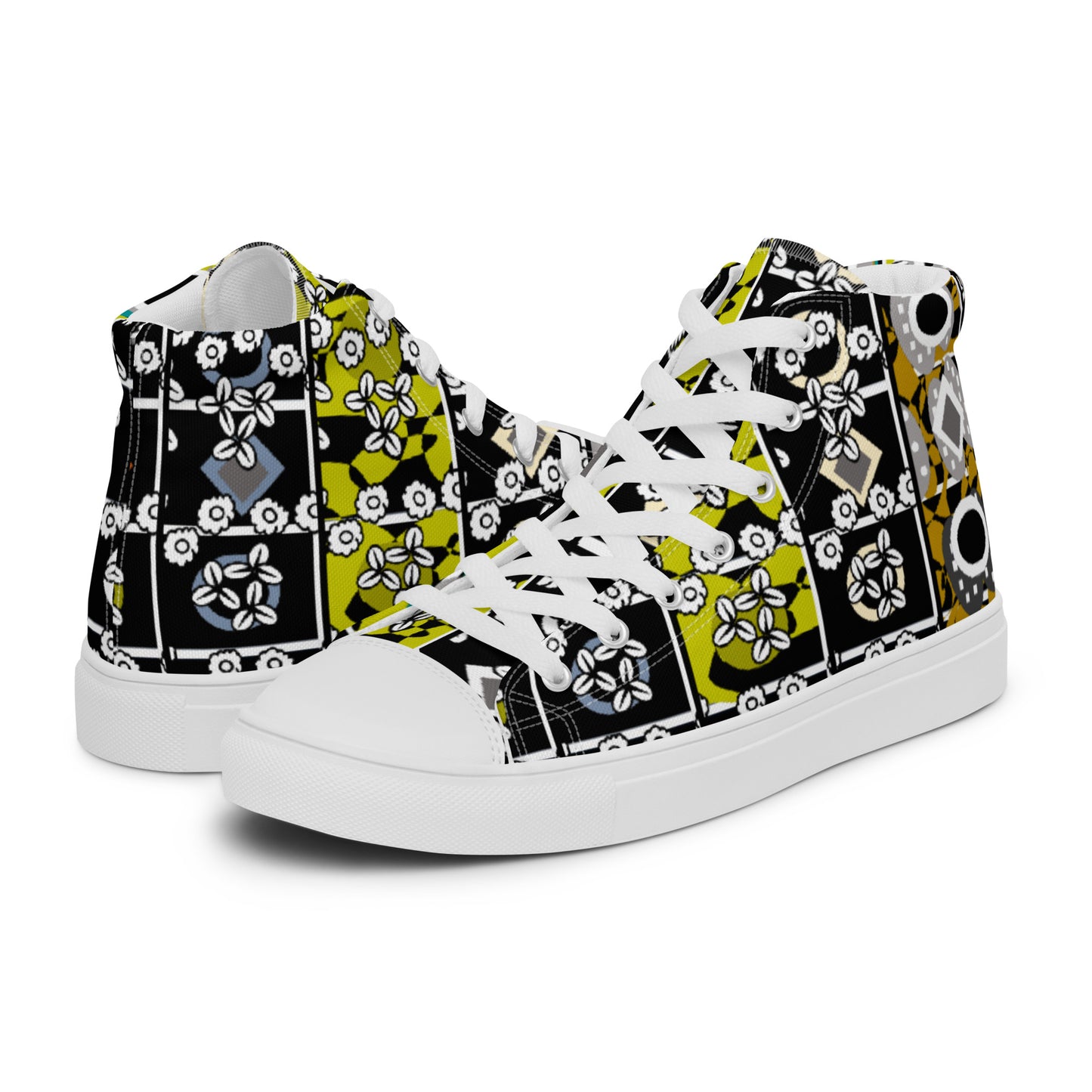 Women’s high top canvas shoes