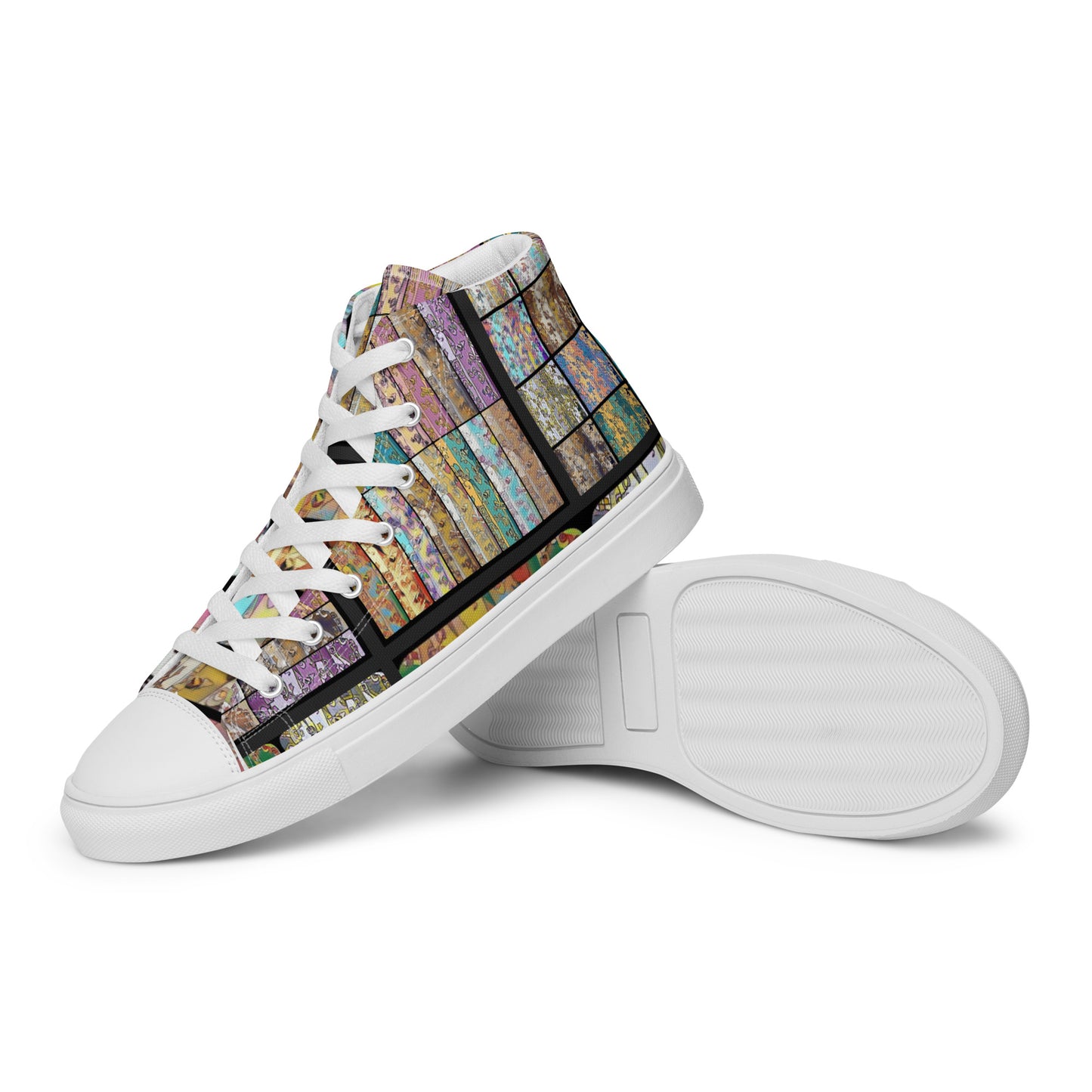 Women’s high top canvas shoes