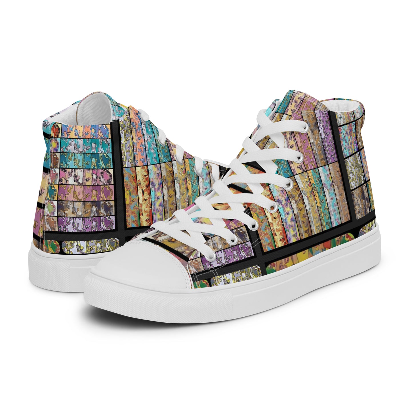 Women’s high top canvas shoes