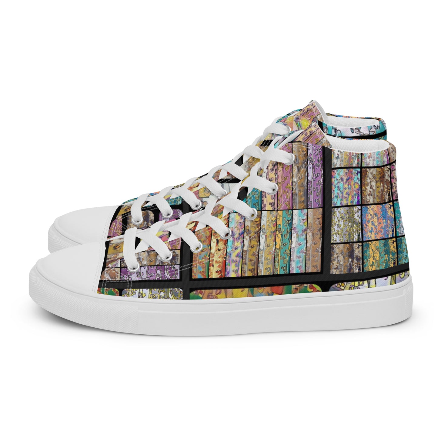 Women’s high top canvas shoes