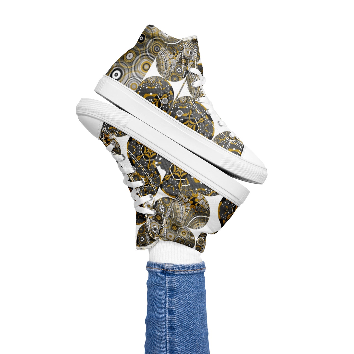 Women’s high top canvas shoes