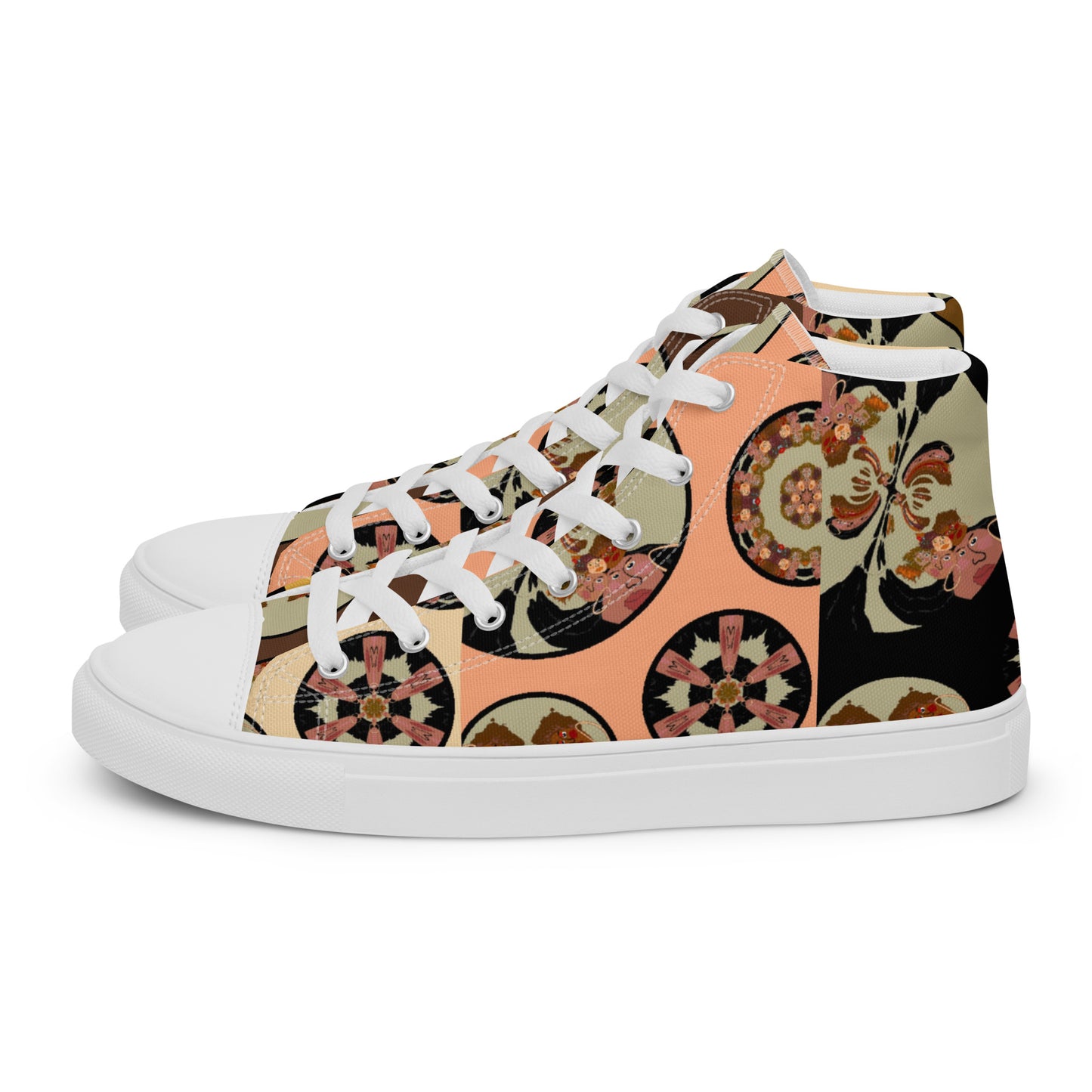 Women’s high top canvas shoes